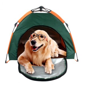 애완동물 원터치 캠핑 텐트 방수 방석포함